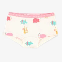 Culotte Garçonne Crème à Motifs D’animaux, Enfant