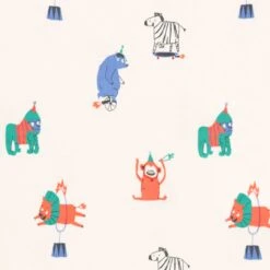 Camisole Crème à Motifs D’animaux, Enfant -Souris Mini Boutique F25C6101C 98 Detail