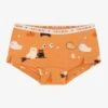Culotte Garçonne Orange à Motifs D’Halloween, Enfant