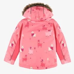Habit De Neige Deux Pièces Rose à Motifs De Lamas, Enfant -Souris Mini Boutique F25C7020C 98 Top B