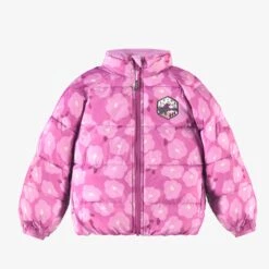 Habit De Neige 3 En 1 Mauve, Floral Et Noir, Enfant -Souris Mini Boutique F25C7030C 98 Doudoune2