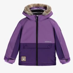 Manteau D’hiver 3 En 1 Mauve, Enfant -Souris Mini Boutique F25C7040C 98 F