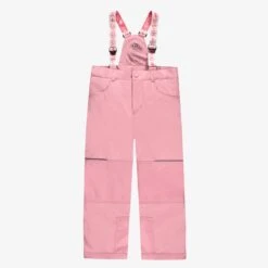 Habit De Neige Deux Pièces Rose Avec Fleurs, Enfant -Souris Mini Boutique F25C7050C 98 Pant