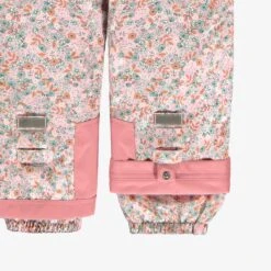 Habit De Neige Une Pièce Rose Avec Fleurs, Enfant -Souris Mini Boutique F25C7070C 98 PantEvolutif 2 2