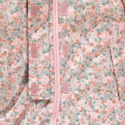 Habit De Neige Une Pièce Rose Avec Fleurs, Enfant -Souris Mini Boutique F25C7070C 98 Velcro2