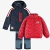 Habit De Neige 3 En 1 Bleu Denim Et Rouge, Enfant