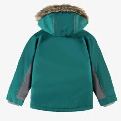 Habit De Neige Deux Pièces Vert émeraude Et Gris, Enfant -Souris Mini Boutique F25C7120C 98 Top B