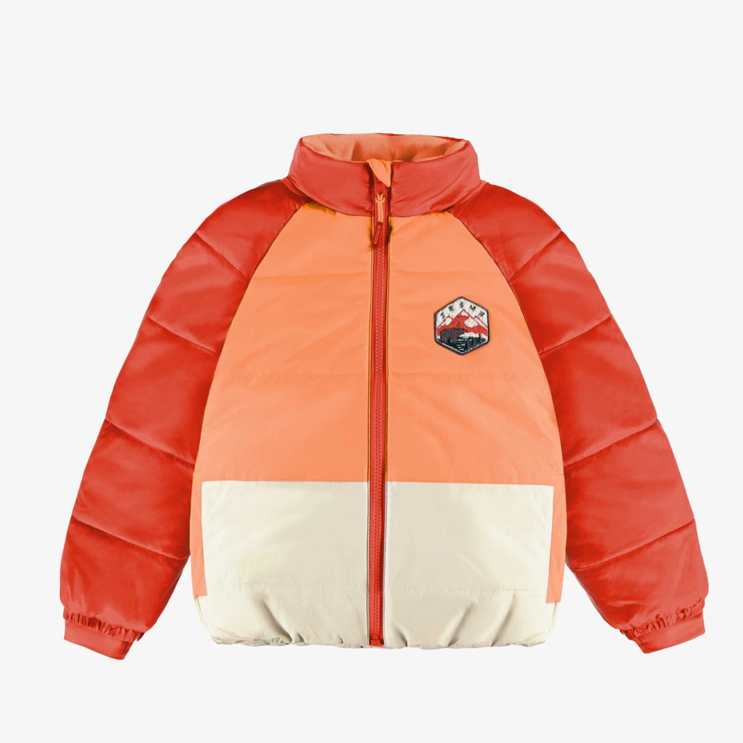Manteau D’hiver 3 En 1 Orange, Enfant 7 Manteau D’hiver 3 En 1 Orange, Enfant – Image 7