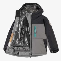 Habit De Neige Deux Pieces PERFO+ Noir, Enfant -Souris Mini Boutique F25C7160C 98 TopOuvert