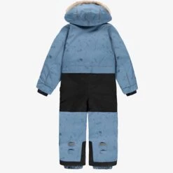 Habit De Neige Une Pièce Bleu, Enfant -Souris Mini Boutique F25C7170C 98 B3