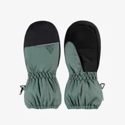 Mitaines Vertes En Nylon Avec Motifs De Sapins, Enfant