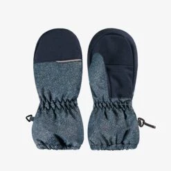 Mitaines Bleu Denim En Nylon, Enfant