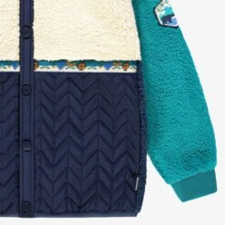 Veste Bleue En Peluche, Enfant -Souris Mini Boutique F25C7501C 98 Zoom