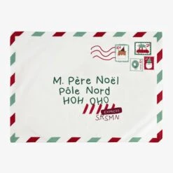 Taie D'oreiller Réversible « Lettre Au Père Noël »