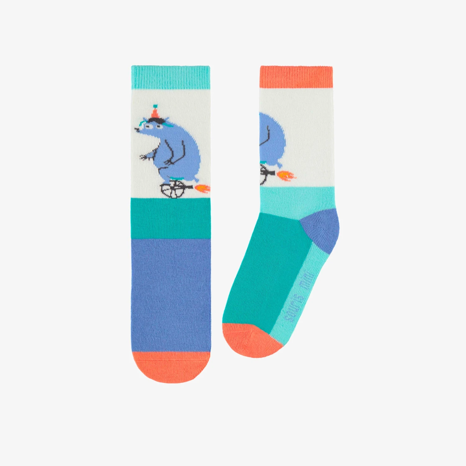 Chaussettes Crème Avec Ours, Enfant 1 Chaussettes Crème Avec Ours, Enfant