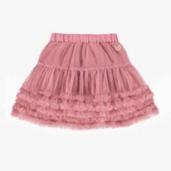 Jupe Rose En Tulle Souple, Enfant