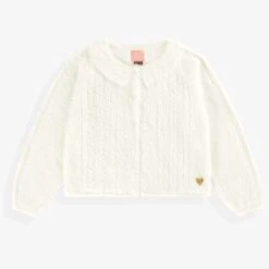 Cardigan Blanc Pelucheux, Enfant