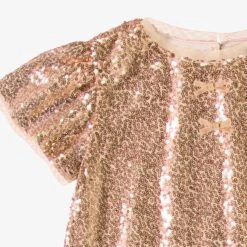 Robe Dorée à Paillettes, Enfant -Souris Mini Boutique F25C9811C Zoom