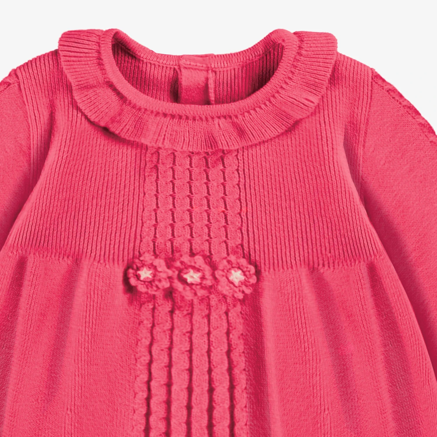 Robe Rose En Tricot, Naissance 2 Robe Rose En Tricot, Naissance – Image 2