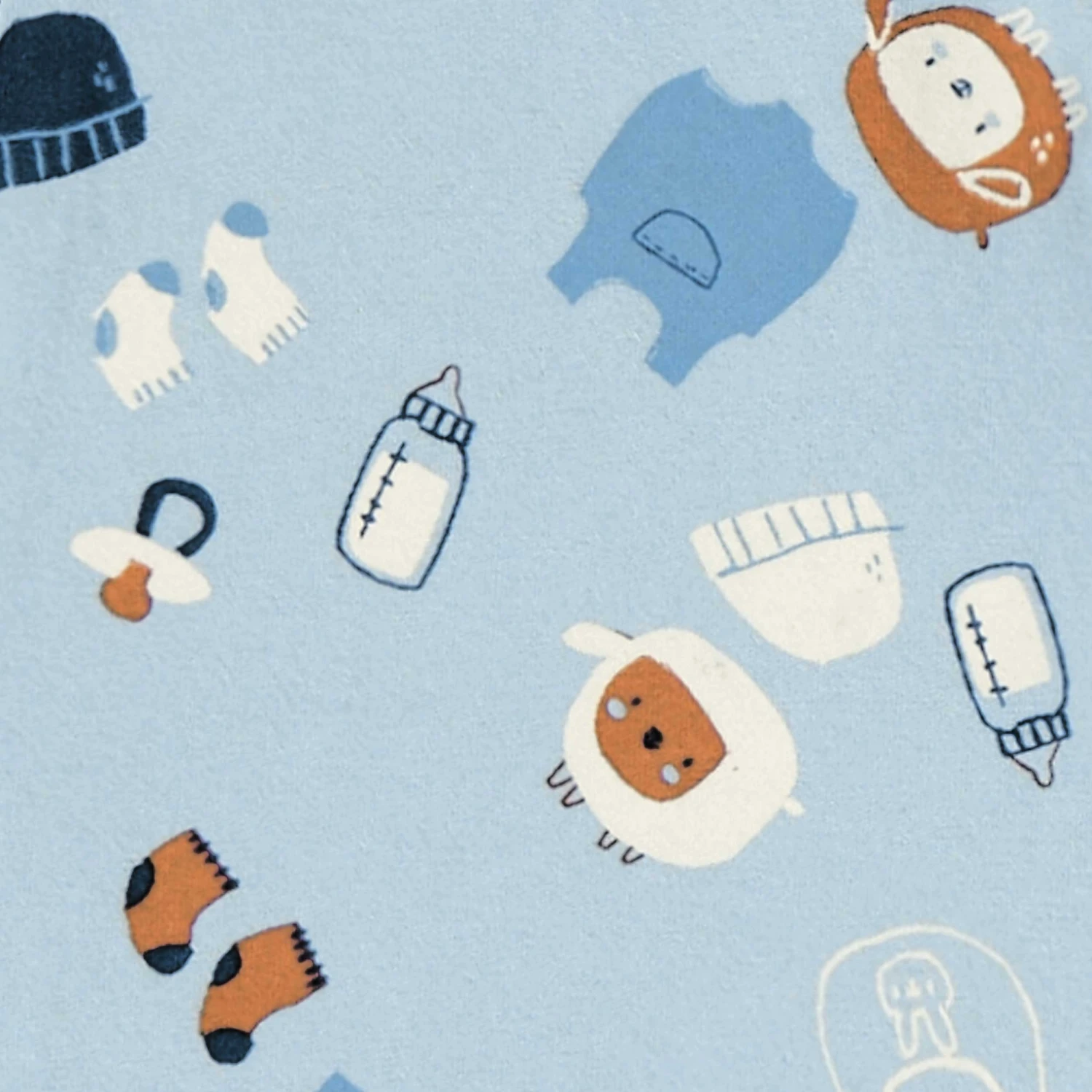 Pyjama Bleu à Motifs, Naissance 2 Pyjama Bleu à Motifs, Naissance – Image 2