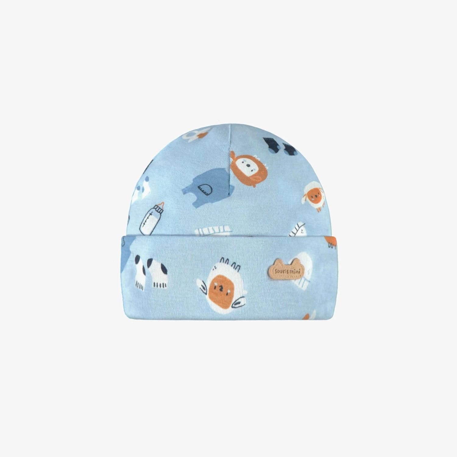 Bonnet Bleu à Motifs, Naissance 1 Bonnet Bleu à Motifs, Naissance