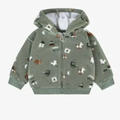 Veste Verte En Velours, Naissance