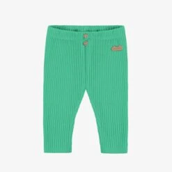 Legging Vert En Tricot Côtelé, Naissance