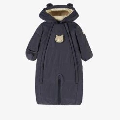 Habit De Neige Une Pièce Gris Nuit Multifonction, Naissance -Souris Mini Boutique F25L7110L 100 Ferme pattes