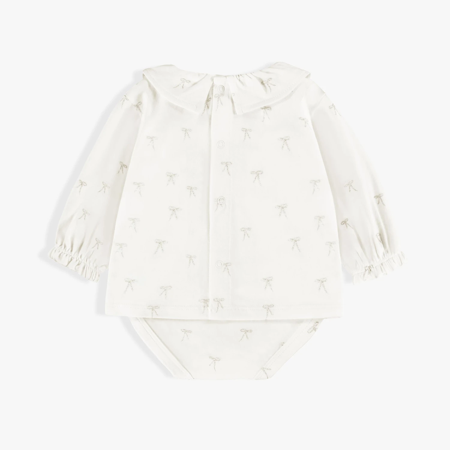 Chemise Cache-couche Crème, Naissance 2 Chemise Cache-couche Crème, Naissance – Image 2