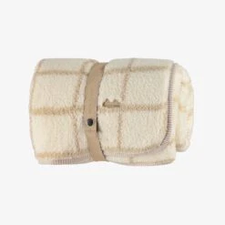 Couverture Crème En Sherpa