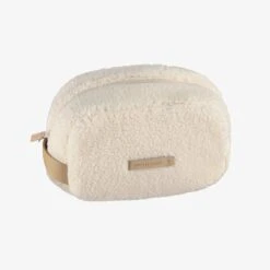 Trousse De Toilette Crème En Sherpa