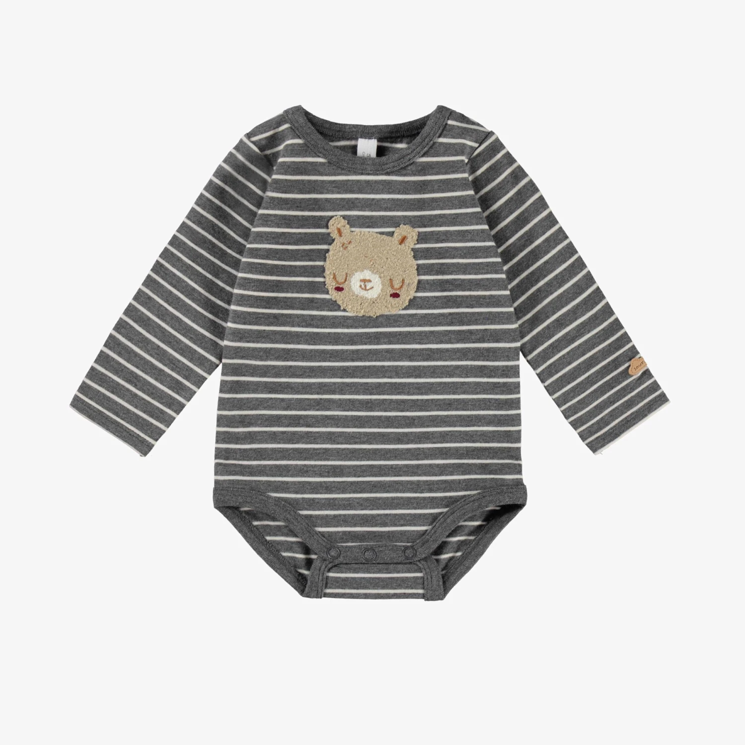 Cache-couche Gris à Rayures, Naissance 1 Cache-couche Gris à Rayures, Naissance