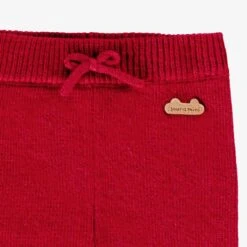 Pantalon Rouge En Tricot, Naissance 8 Pantalon Rouge En Tricot, Naissance -Souris Mini Boutique F25L9923L 98 Zoom