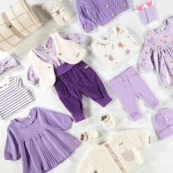 Cache-couche Mauve à Motifs, Naissance -Souris Mini Boutique Layette16 1