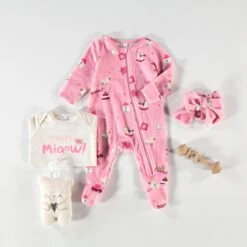 Pyjama Rose En Velours, Naissance -Souris Mini Boutique Layette2 3f0d4ed8 4c1a 459a 96f4 951072f27adb