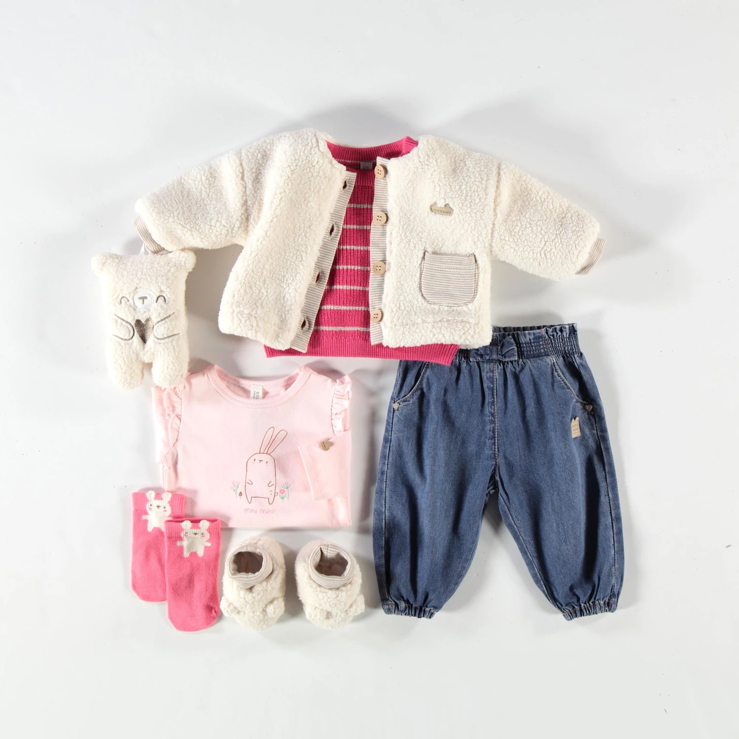 Veste Crème En Sherpa, Naissance 3 Veste Crème En Sherpa, Naissance – Image 3