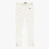 Legging Crème Avec Motifs De Boucles, Enfant