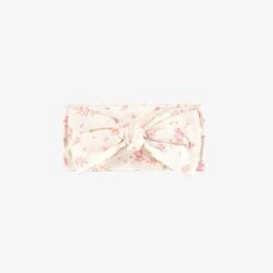 L’ensemble Robe Et Bandeau Crème Avec Motifs, Naissance 11 L’ensemble Robe Et Bandeau Crème Avec Motifs, Naissance -Souris Mini Boutique N00L4008L Bandeau