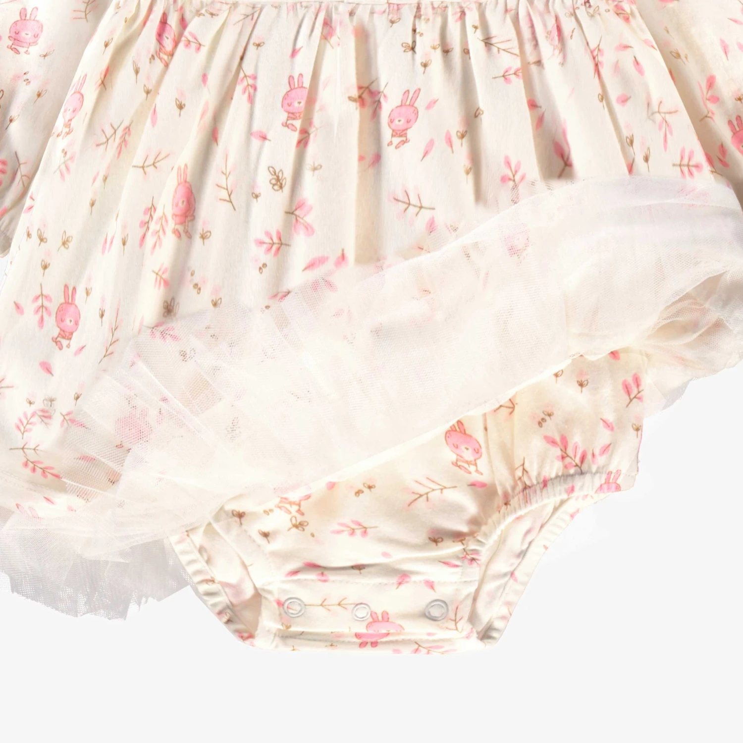 L’ensemble Robe Et Bandeau Crème Avec Motifs, Naissance 7 L’ensemble Robe Et Bandeau Crème Avec Motifs, Naissance – Image 7