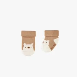 Coffret Cadeau Crème Et Beige « Le Premium » (14 Pièces), Naissance -Souris Mini Boutique N00L4107L 98 Chaussettes2 11de3d83 0977 4769 988f 95136f4029fe