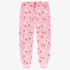 Pantalon De Pyjama Rose à Motifs Des Fêtes, Adulte