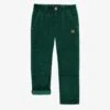 Pantalon Vert En Velours Côtelé, Enfant