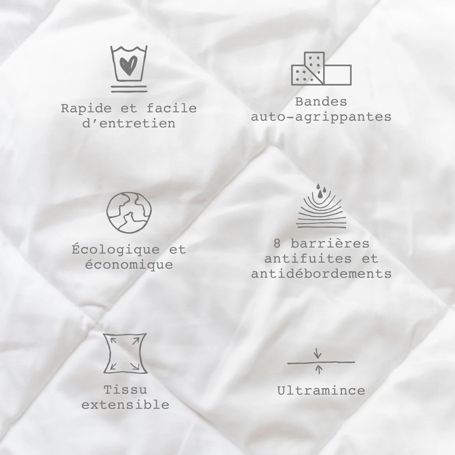 Couche Réutilisable Ultramince Mauve à Motif De Fleurs, Bébé 5 Couche Réutilisable Ultramince Mauve à Motif De Fleurs, Bébé – Image 5