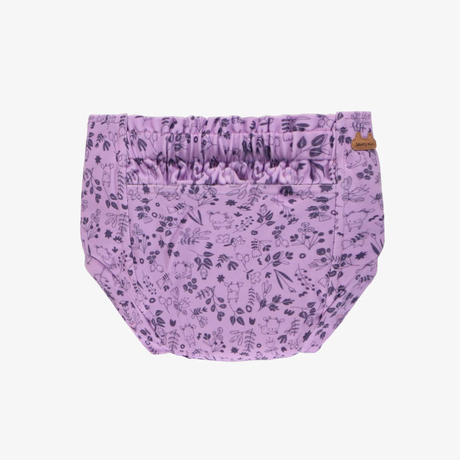 Couche Réutilisable Ultramince Mauve à Motif De Fleurs, Bébé 7 Couche Réutilisable Ultramince Mauve à Motif De Fleurs, Bébé – Image 7