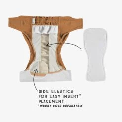 Couche Réutilisable Ultramince Caramel à Motif De Flèches, Bébé -Souris Mini Boutique S23B6101B 00 Interieur EN