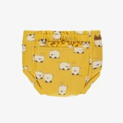 Couche Réutilisable Ultramince Jaune à Motif De Chiens, Bébé -Souris Mini Boutique S23B6103B 00 B