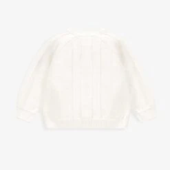 Cardigan Blanc En Tricot Avec Détails Ajourés Et Fleurs Crochetées, Bébé -Souris Mini Boutique S25B9803B B3 27519eb6 c104 420a 91c4 2cb8a03432f9