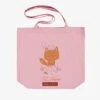 Sac Réutilisable Rose Avec Illustration Au Profit De La Fibrose Kystique