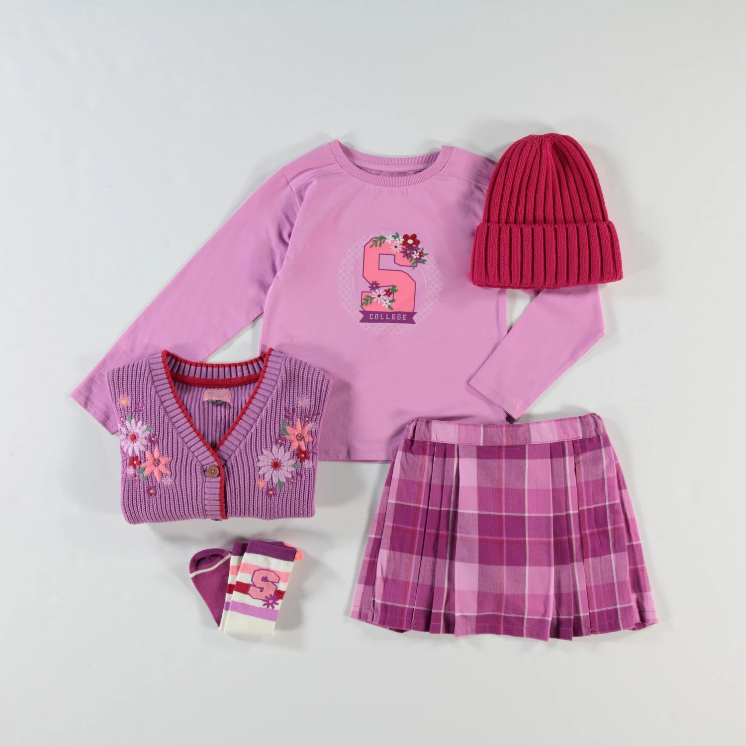 T-shirt Mauve Avec Imprimé, Enfant 3 T-shirt Mauve Avec Imprimé, Enfant – Image 3