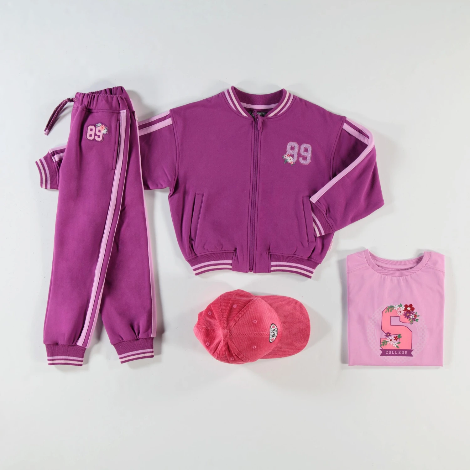 Veste Mauve Avec Broderie, Enfant 3 Veste Mauve Avec Broderie, Enfant – Image 3